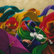 Схема вышивки «muzyka»