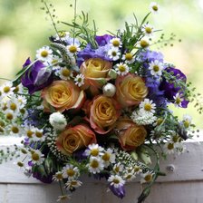 Схема вышивки «Букет цветов»