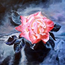 Схема вышивки «роза»