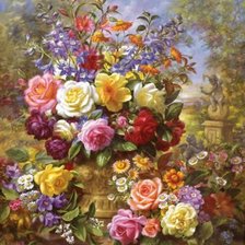 Схема вышивки «Shikbuket»