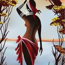 Схема вышивки «жаркая африка»