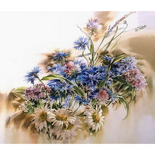 Схема вышивки «цветы»