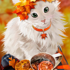 осеняя киса