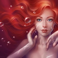 Схема вышивки «Русалка»