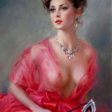 Схема вышивки «нежный образ»