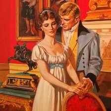 Схема вышивки «влюбленные»