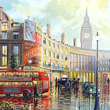 Схема вышивки «Лондон»