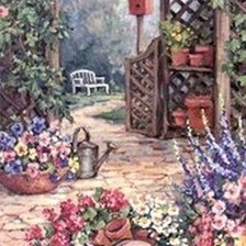 Схема вышивки «ЦВЕТУЩИЙ САД»