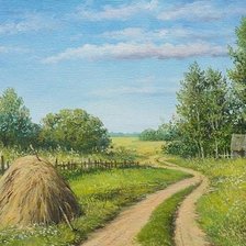 Схема вышивки «пейзаж»