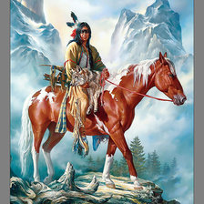 Схема вышивки «NATIVO AMERICANO»