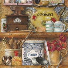 Схема вышивки «Кухонный Knick Knacks.Эд Варго»