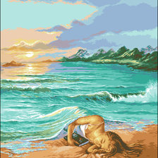 Схема вышивки «волшебное утро»