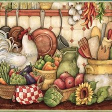 Схема вышивки «КУХНЯ-3»