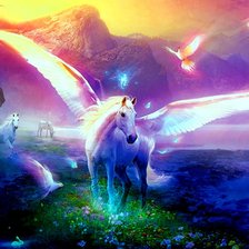 Схема вышивки «Фэнтези Единорог2»