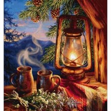 Схема вышивки «Летний вечер»