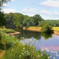 Схема вышивки «пейзаж»