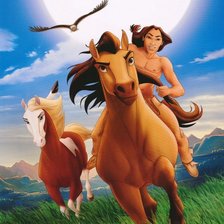 Схема вышивки «Спирит - душа прерий»