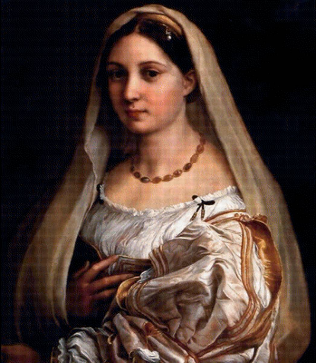 Рафаэль - Мадонна c вуалью - иллюстрация, картина - предпросмотр