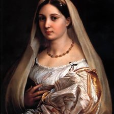 Схема вышивки «Рафаэль - Мадонна c вуалью»