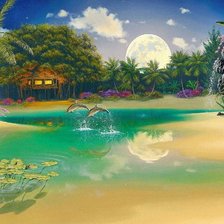 Схема вышивки «Домик»