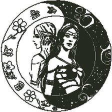Схема вышивки «Инь и ян Эльфы»