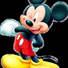 Схема вышивки «Микки Маус»