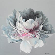 Схема вышивки «Пион»