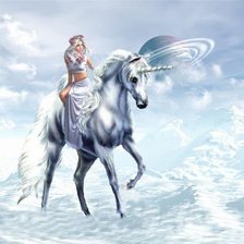 Схема вышивки «сказочный конь»