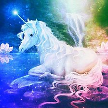 Схема вышивки «Единорог»