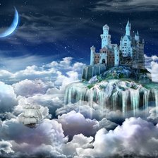 Схема вышивки «Парящий замок»