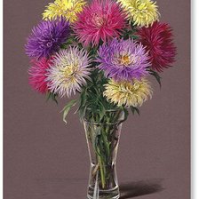 Схема вышивки «астры»