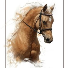 Схема вышивки «лошадь 3»