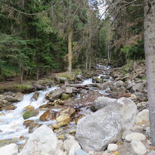 Схема вышивки «Горная река»