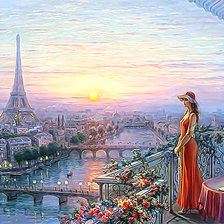 Схема вышивки «Париж»