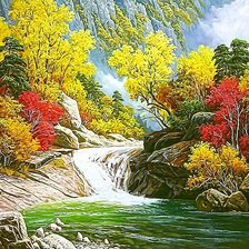 Схема вышивки «осень»