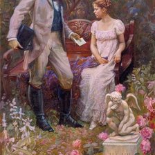 Схема вышивки «письмо»