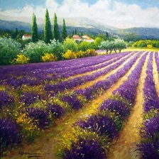 Схема вышивки «прованс»