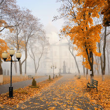 Схема вышивки «Осень....»