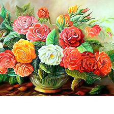 Схема вышивки «Цветы»