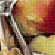 Предпросмотр схемы вышивки «Яблочный натюрморт.» (№2077429)