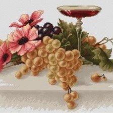 Схема вышивки «ВИНОГРАД»