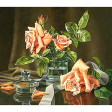 Схема вышивки «Розы.»