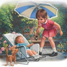 Схема вышивки «Тс-ссс!»