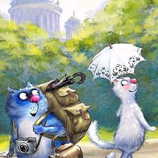 Схема вышивки «турист в питере»