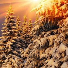 Схема вышивки «пейзаж»