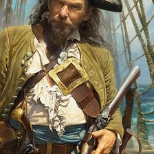 Схема вышивки «пират»