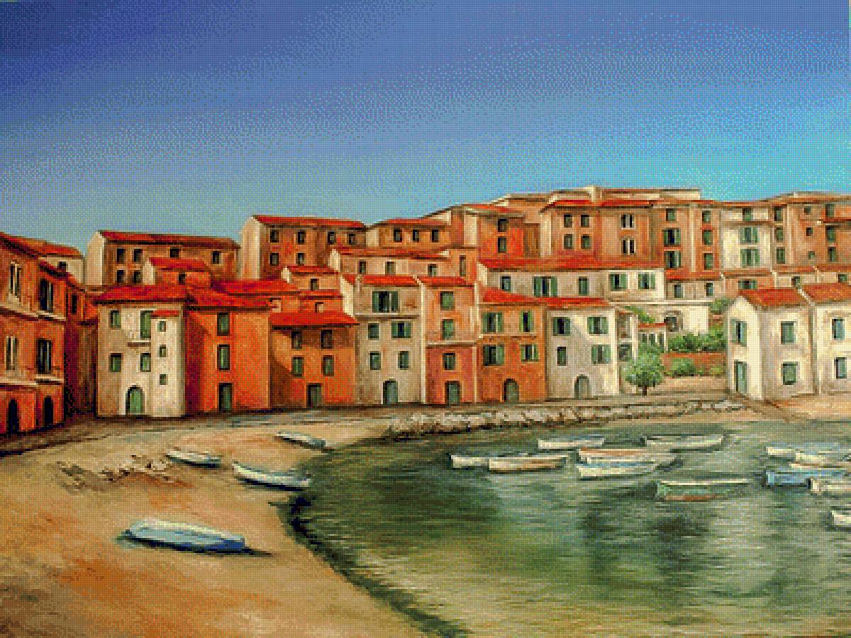 Porto Ercole. - paola vincenti painter.seascapes. - предпросмотр