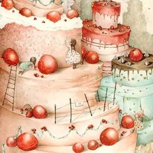 Схема вышивки «ТОРТИЩЕ»