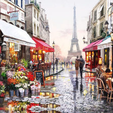 Схема вышивки «Париж»