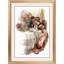 Схема вышивки «Первый вечер в собственном доме.Х. Фишера - РИОЛИС»